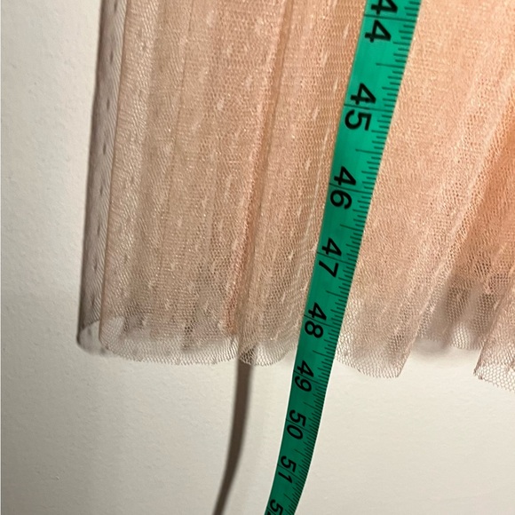 Romeo + Juliet Couture Sheer Feminine Pink Peach Dress - Picture 8 of 12